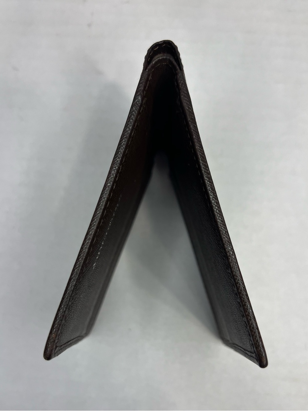Burberry Bifold Wallet in a dark brown saffiano leather - Picture 4 of 14